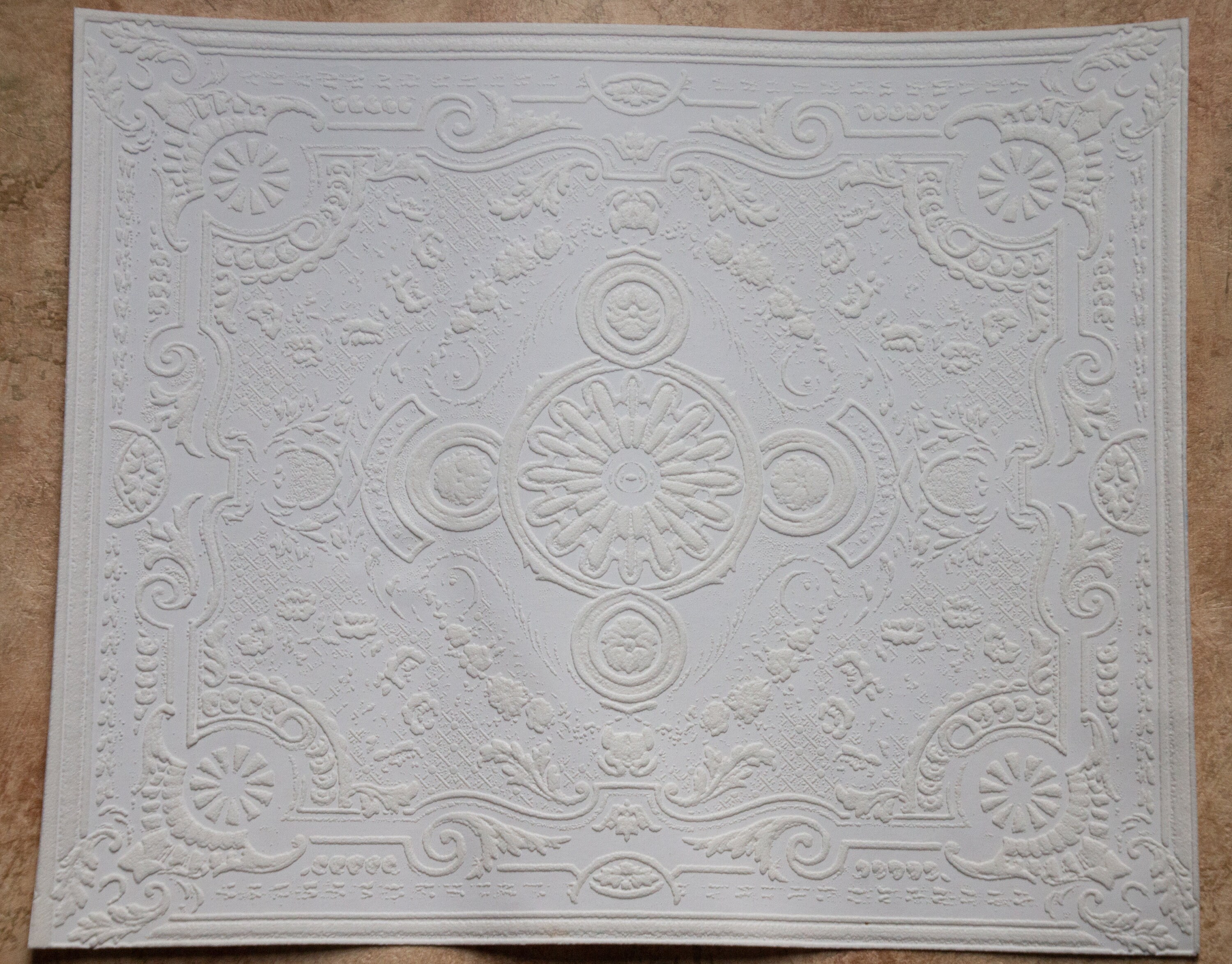 Puppenhaus Miniatur Decke Tapete Blatt viktorianischen Design | Etsy