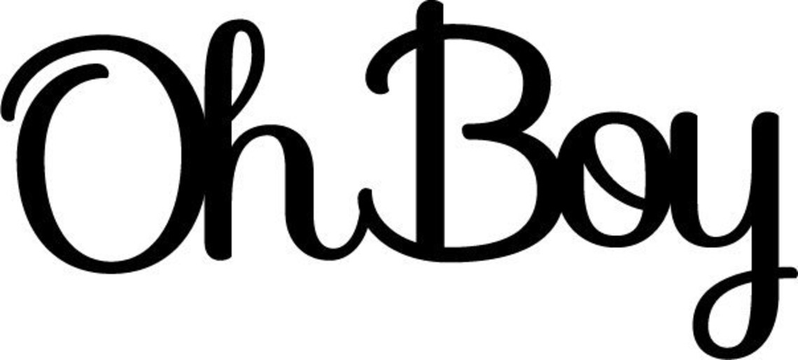 Download Cricut Oh Boy SVG File Download | Etsy