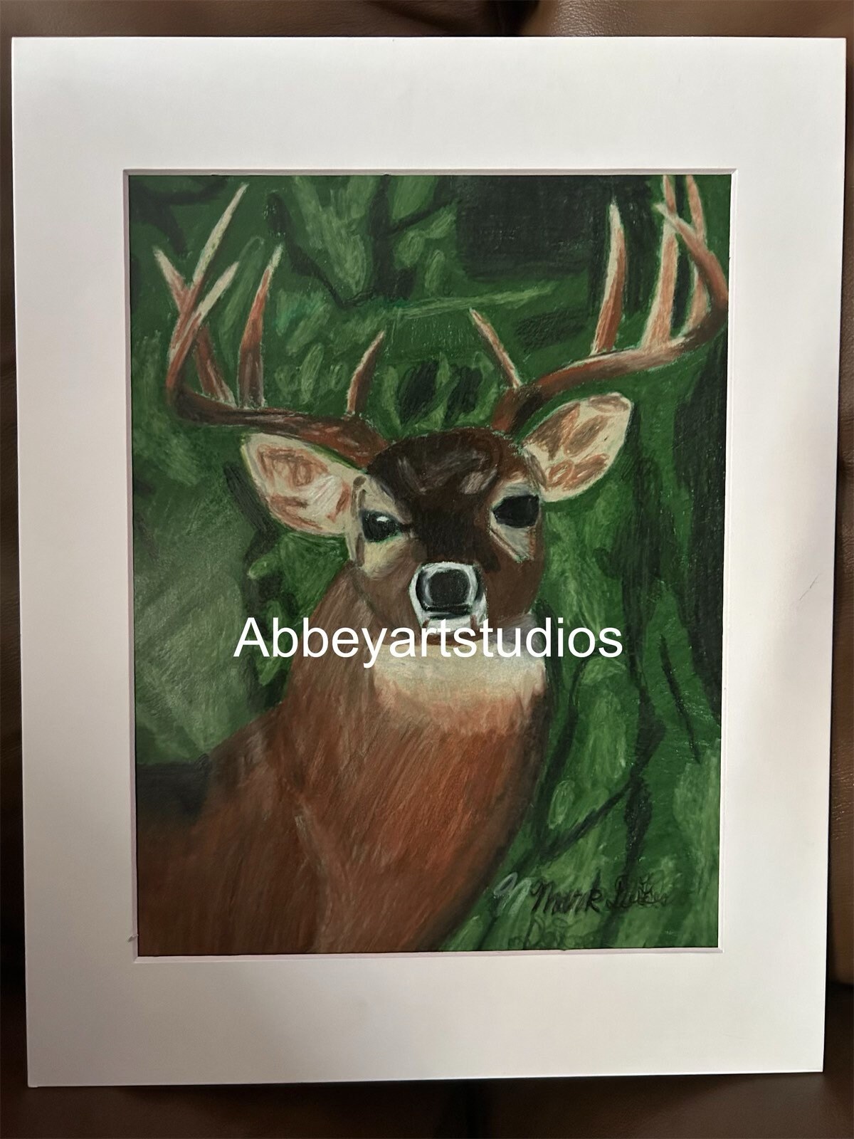 Deer Original Colored Pencil Drawing - Etsy