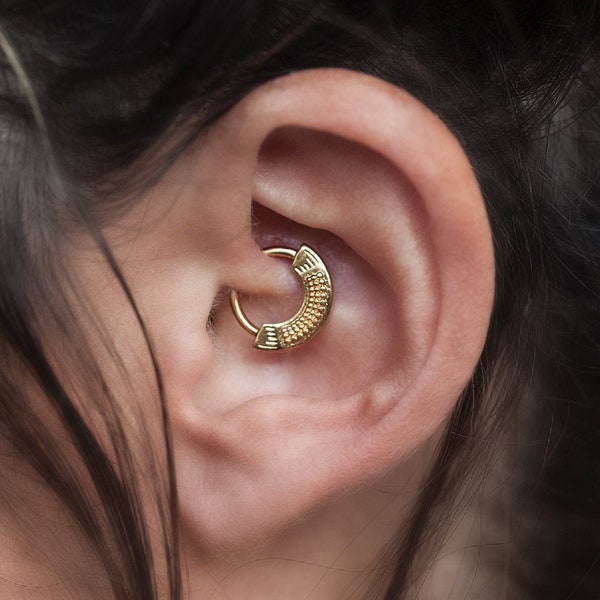 Daith Earring, Daith Piercing, Daith Hoop, Daith Jewelry, Ear Piercing, Rook Piercing, Rook Jewelry, 16g/18g Daith Earrings