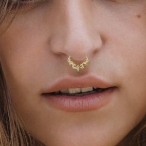 Fake septum ring gold hotsell