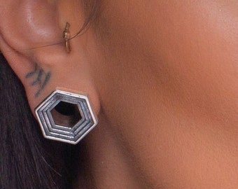 Silver Ear Tunnels, Silver Plug Earrings, 4-12mm Ear Plugs, Silver Ear Plugs, Gauge Plugs, Ear Gauges
