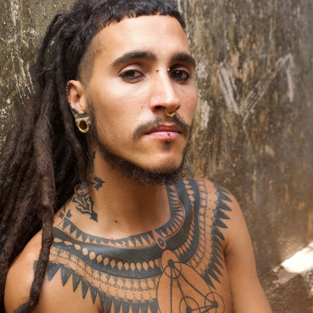 Golden Brass Gauge Earrings 6mm Ear Gauge 8mm Ear Tunnel Etsy