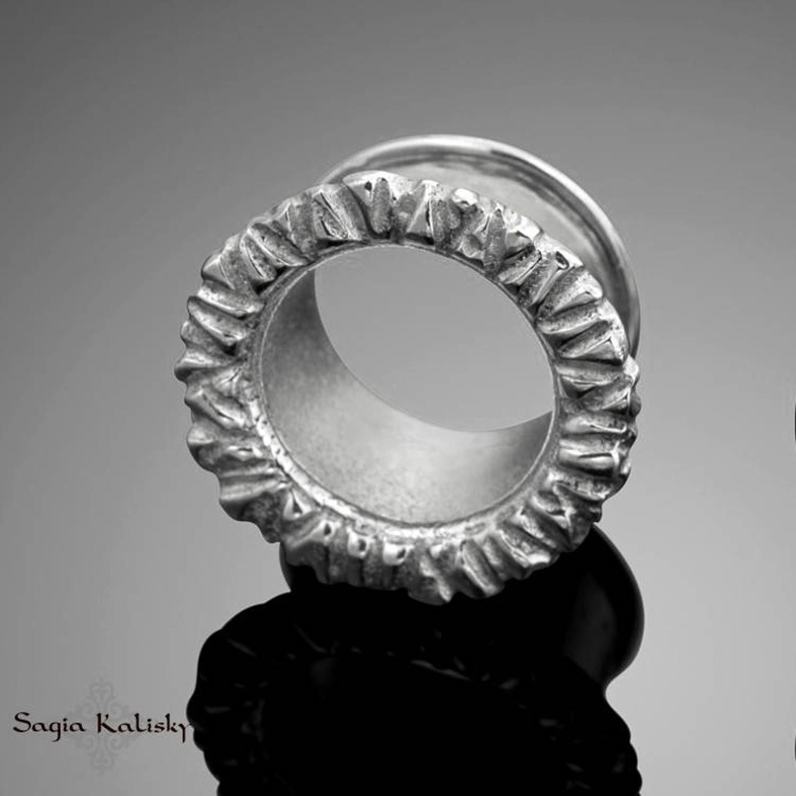 Sterling Silver Ear Tunnels Tunnel Plugs Silver Ear Plugs Etsy