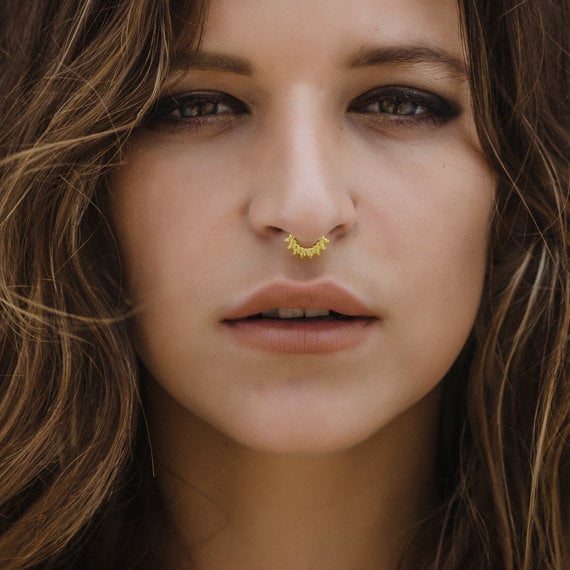 24k septum ring discount