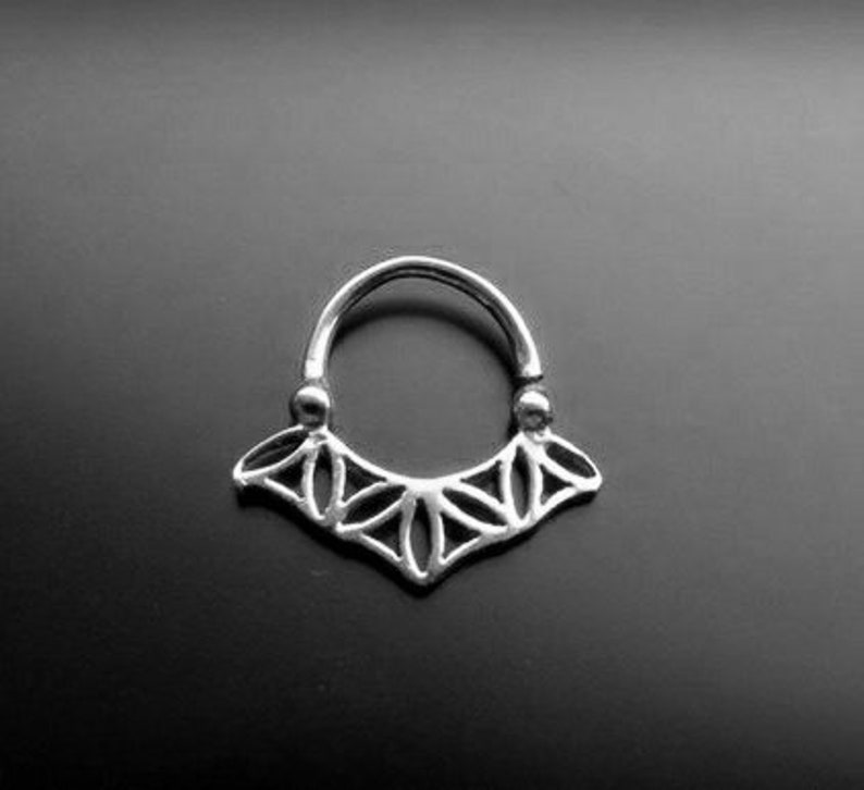 Daith Piercing Septum Jewelry Gold Septum Ringrook Earring Etsy Israel