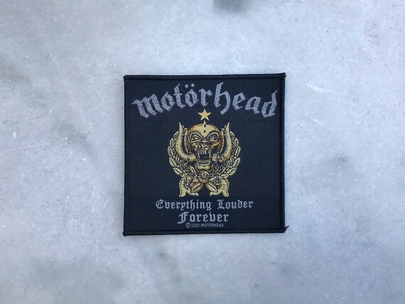 MotorHead MOTORHEAD everything louder forever 2021 WOVEN SEW ON PATCH official merch LEMMY 