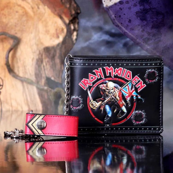 Maiden Wallet Iron Maiden para hombre metal - Etsy