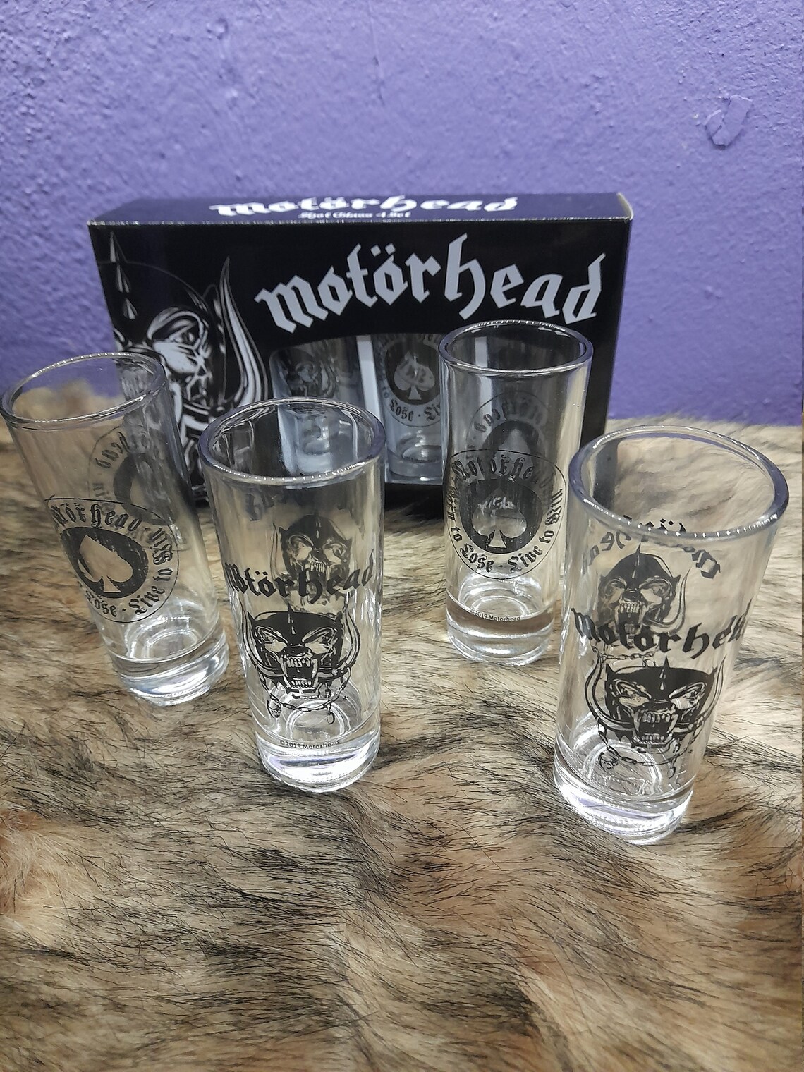 Motorhead shot glasses shot glasses ace of spades warpig Etsy