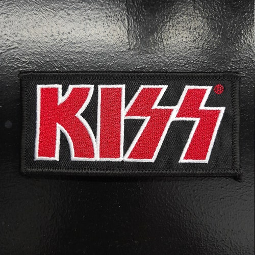 Kiss Kiss Patch Kiss Logo Patch Patch Patches Woven Etsy