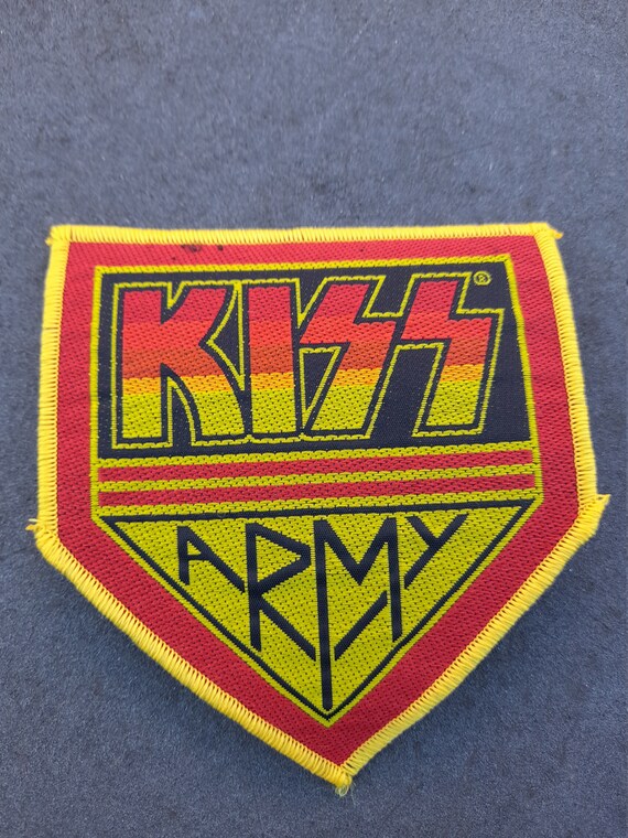 KISS ARMY LOGO EMBROIDERED PATCH 