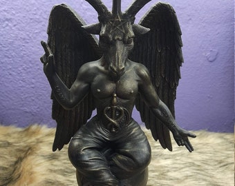 Baphomet - baphomet resin figure - baphomet sculpture - pagan - satan - satanic figure - goth - gothic - metal - occult
