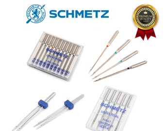 SCHMETZ sewing machine needles / Many models / needles for sewing embroidery, stretch, jeans, leather, patchwork, twin