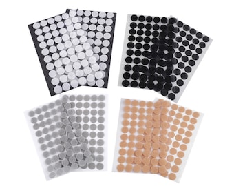 Velcro 250 Hook And 250 Loop Stick On Sticky Dots//Coins//Discs Black 13mm