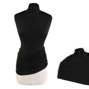 Housse mannequin lycra / noir, blanc, ivoire / Housse pour buste de mannequin / couverture de protection mannequin couturière image 1