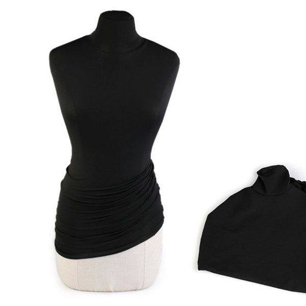 Housse mannequin lycra / noir, blanc, ivoire / Housse pour buste de mannequin / couverture de protection mannequin couturière