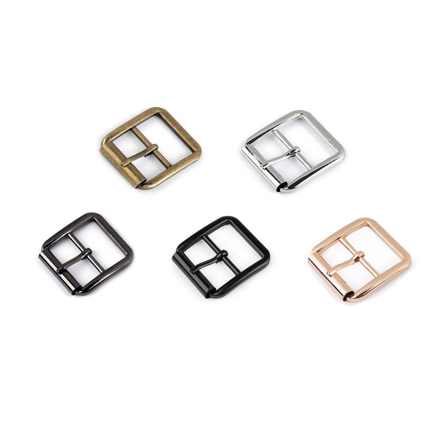 Fibbia Per Cintura Girevole Erdi Ünver – 32mm, Oro/Nero/Argento, Opaca, Fatta A Mano