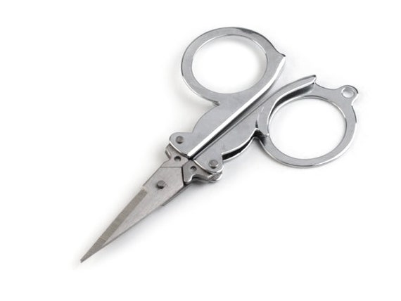 16 Pcs Mini Handy Folding Scissors Stainless Steel Travel Pocket Multi User