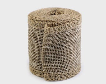 2 meters of 50mm imitation jute ribbon - Rustic wedding decorations, bows, bouquets and gift wrapping