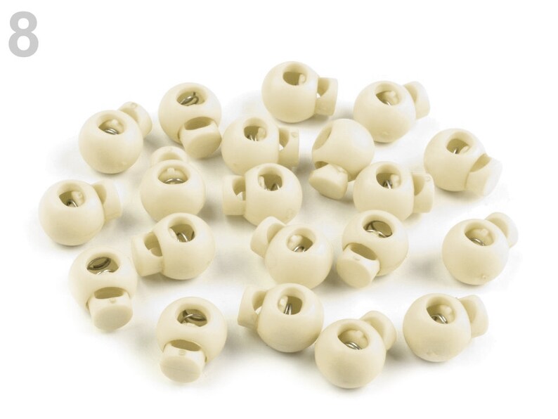 10 Round Cord Locks 15x19 Mm / Many Colors / Stop Stopper - Etsy