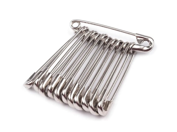 Silver Safety Pins