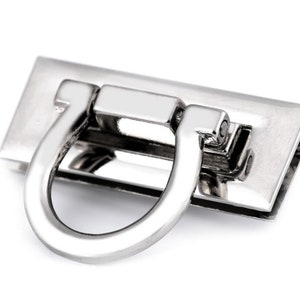 Fermoir de sac pivotant métal / or, argent / Fermoir de sac, fermeture besace ou cartable, fermoir à clipser, fermeture clip