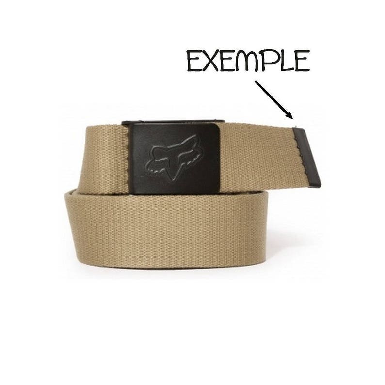 10 Metal webbing belt end tips / 20253040 and 49mm / belt Etsy