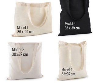 Raw cotton canvas bag to decorate / tote bag, cotton bag, shopping bag