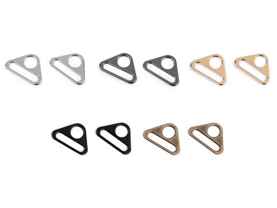 Boucles triangle ajusteur de sangle 31 mm en métal – lot de 2