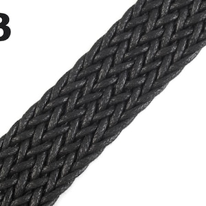 Braided Cotton Webbing Tape / 25-30-35mm / Rope Webbing Strap, Dog ...