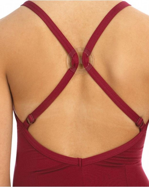 4 Pcs Women's Bra Strap Holder Clips – Convert Straps To Racerback, Anti-Slip, One Size
