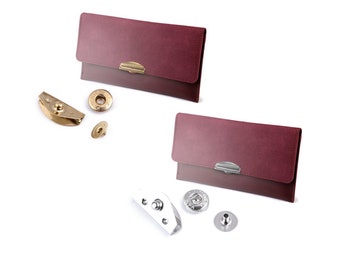 GIRAFEDA 14 Pcs Attache Cartable à Placage Fermoir Cartable Rétro Fermoir Sac Fermoir Sac à Main Métallique Fermoir Porte Monnaie Boucle Sac à Main Fermoir Pression pour Sac Porte Monnaie Portefeuille
