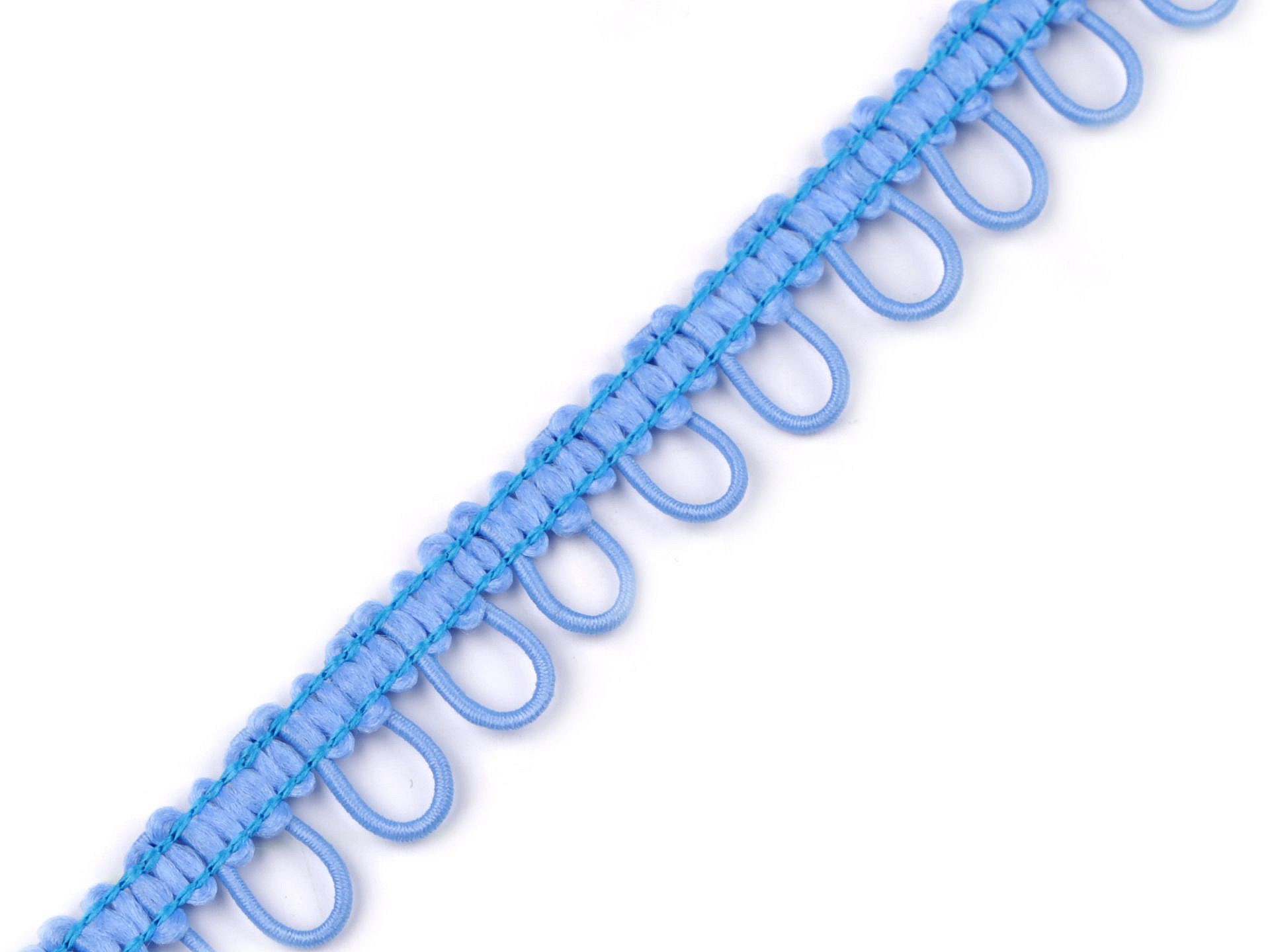 Swpeet Kit Garniture Tressée Noire 18,1m + 50 Boutons Perlés - Bande Élastique Avec Boucles Pour Couture Et Créations