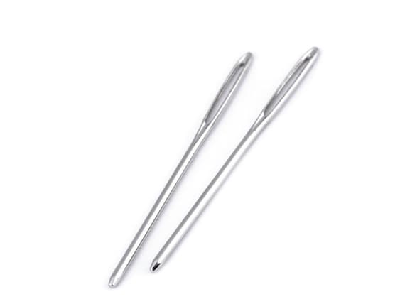 5 Metal Blunt Needles 6cm / Needles for Leather or Thick Fabric, Leather  Needles 