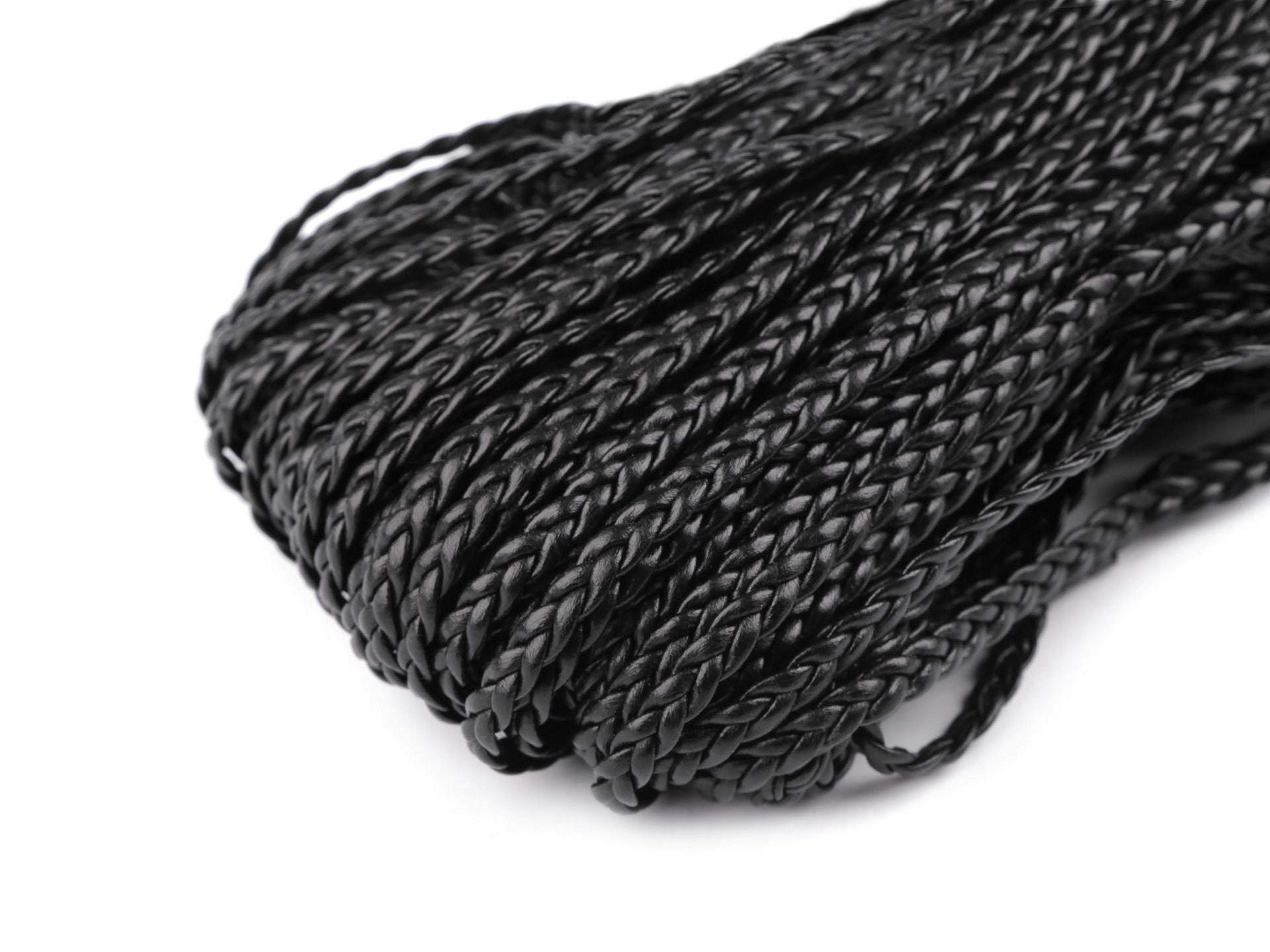 Leather String, Flat Suede Cord Faux Leather Cord Thin Leather Lace for  Bracelets, Necklaces, Jewelry Making and Art Crafts (2.7MM Black)