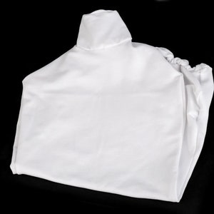 Housse mannequin lycra / noir, blanc, ivoire / Housse pour buste de mannequin / couverture de protection mannequin couturière Blanc