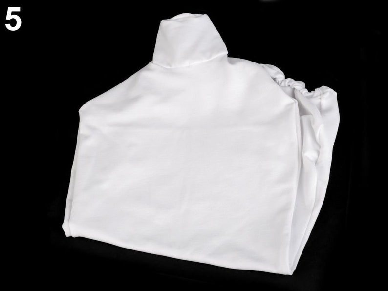 Housse mannequin lycra / noir, blanc, ivoire / Housse pour buste de mannequin / couverture de protection mannequin couturière Blanc