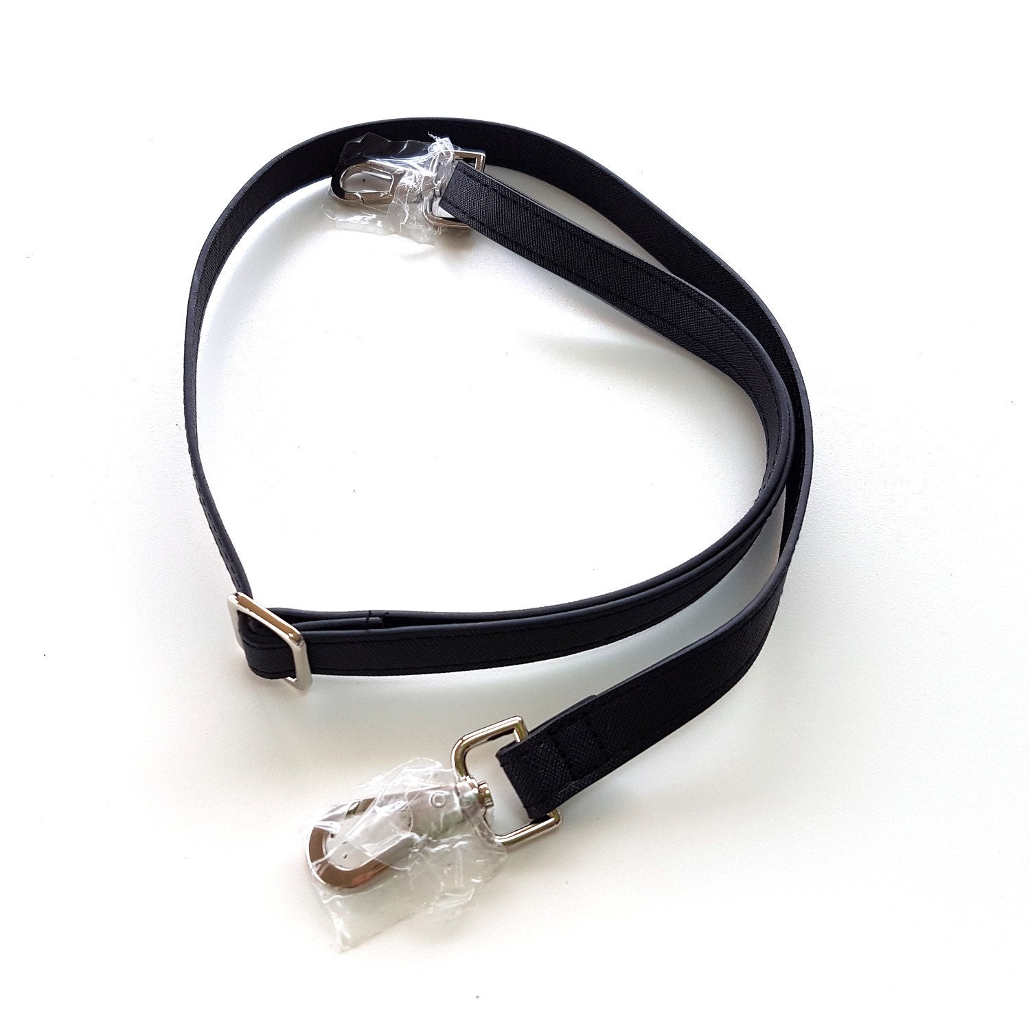 adjustable leather shoulder strap