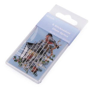 6 cross-stitch needles embroidery counted stitch