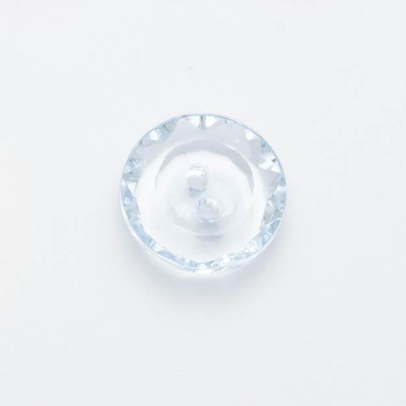 10 Transparent Clear Cut Buttons 13mm / Many Colors / Small Transparent ...