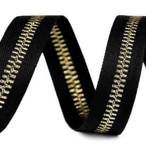 3M nastro imitazione cerniera ricamato / nero, bianco, rosso, blu navy / pantaloni banda laterale, decorazione dell'indumento
