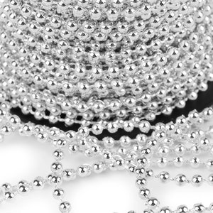 Ghirlanda di perle 3M 4mm / Molti colori / filo di perle per decorazione di matrimoni, decorazioni da tavola o albero di Natale immagine 3