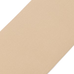 Bande élastique stretch 10 cm noir ou blanc / élastique large plat, ceinture élastique, galon stretch lycra Beige