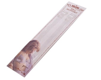 CHGCRAFT 12 Set di 12 cinghie per reggiseno in metallo con gancio per costume da bagno di ricambio per chiusura reggiseno, chiusura frontale, platino, 18,5 x 17,5 x 4 mm