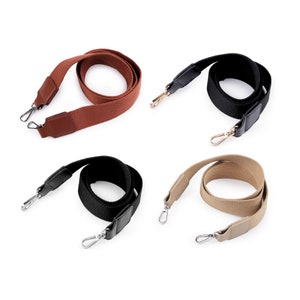 shoulder handbag strap with hooks 113 cm / le leather shoulder strap, leather bag handle