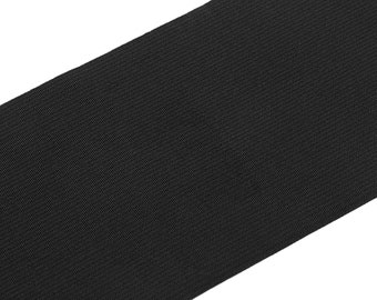 Stretch elastiek 10 cm zwart of wit/breed plat elastiek, elastische riem, lycra stretch vlecht