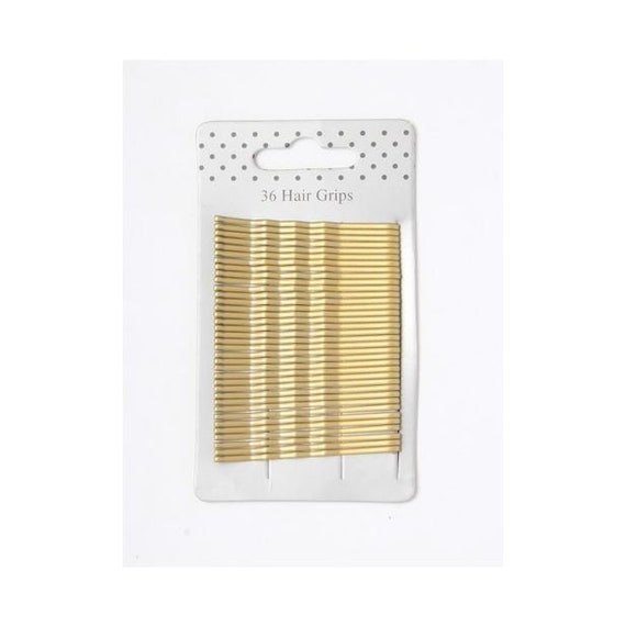 2 x 36 Broches. Gold Kirby Grips environ 4.5 cm Long 2 x 36 Broches. Gold Kirby Grips environ 4.5 cm Long