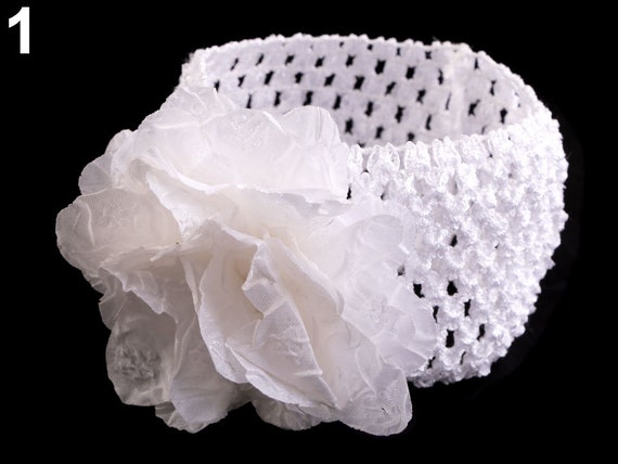 4 Bandeaux Serre Tete Elastique Avec Fleur Blanc Rose Etsy 4 Bandeaux Serre Tete Elastique Avec Fleur Blanc Rose Etsy