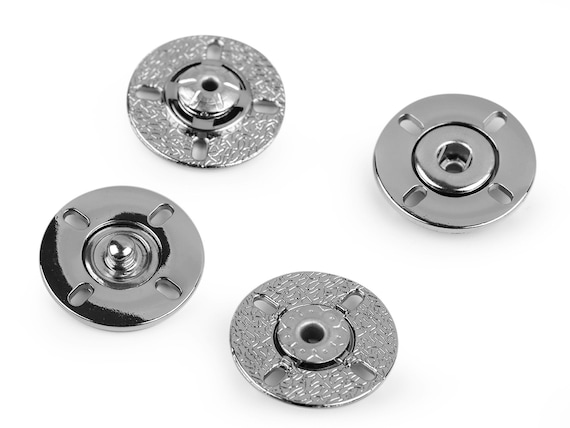 Lusofie Lot De 12 Boutons Pression En Métal Pour Vêtements