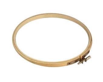 Wooden embroidery hoop / 10-15-19 cm / drum hoop embroidery frame round embroidery circle, wood embroidery circle, wooden frame